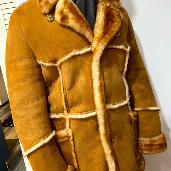 Men’s Pat Garrett Sickafus genuine Sheepskin coat size 42. Great condition. - Picture 5 of 9